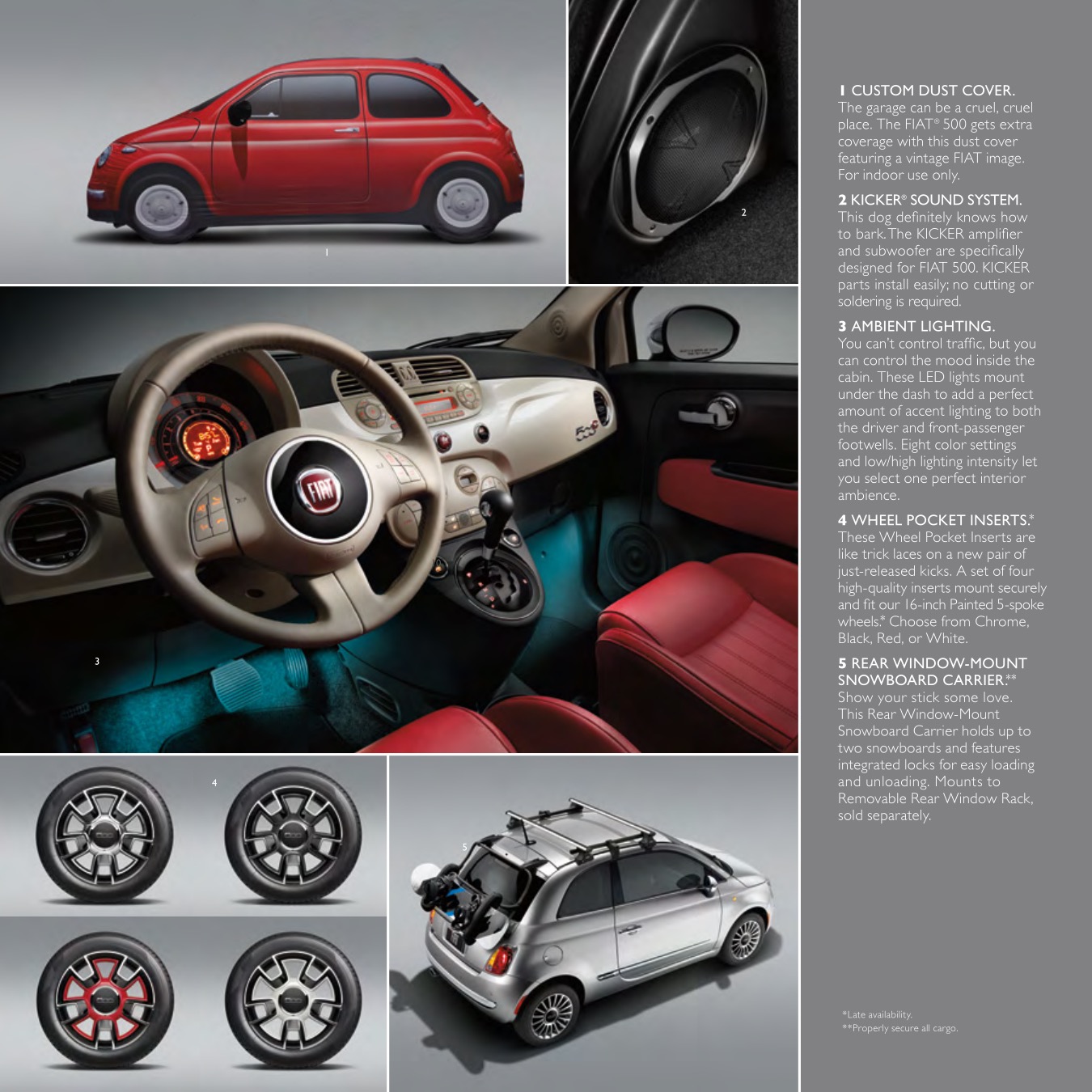 2015 Fiat 500 Brochure Page 30